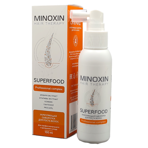 Сыворотки для волос МИНОКСИН Superfood Укрепляющая сыворотка для роста волос 100.0