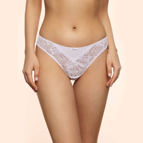 

LUCE DEL SOLE Трусы бразилиана средней посадки, из микрофибры, с кружевом, Трусы бразилиана средней посадки, из микрофибры, с кружевом