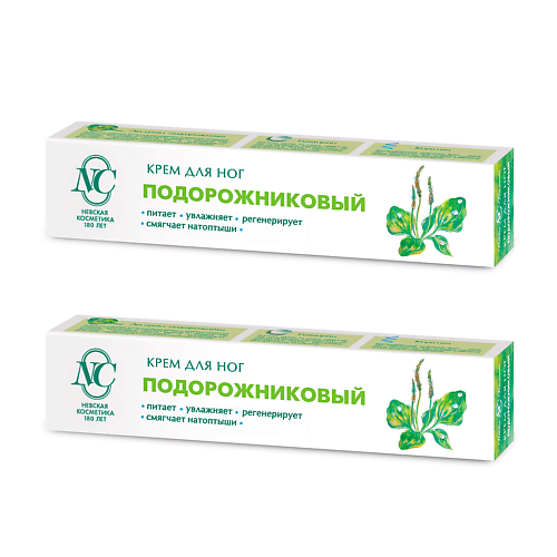 Крем для лица НЕВСКАЯ КОСМЕТИКА Крем для ног Подорожник