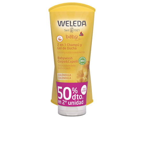 

WELEDA Шампунь и гель для душа с календулой Calendula 400.0, Шампунь и гель для душа с календулой Calendula