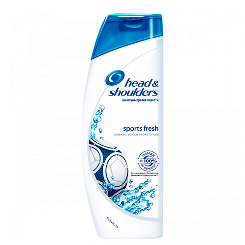 

HEAD & SHOULDERS Шампунь мужской Против перхоти Sports Fresh, Шампунь мужской Против перхоти Sports Fresh