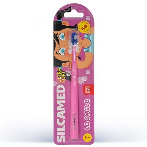 

SILCAMED Зубная щетка TO SMILE, детская, 6+, Зубная щетка TO SMILE, детская, 6+