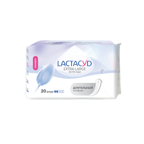 

LACTACYD Прокладки для ежедневного использования Extra Large 20.0, Прокладки для ежедневного использования Extra Large