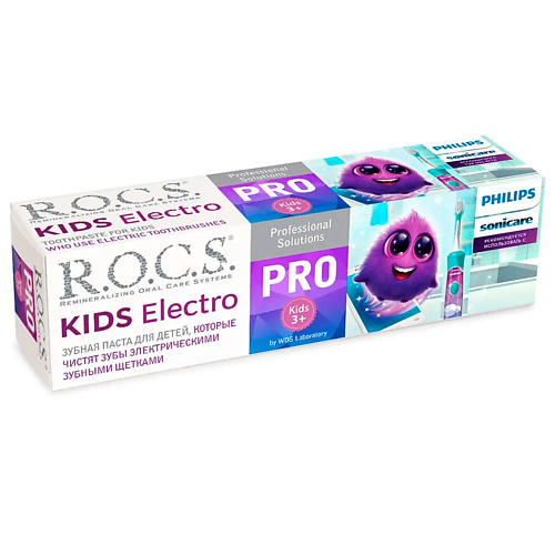 

R.O.C.S. Зубная паста для детей ELECTRO 45.0, Зубная паста для детей ELECTRO
