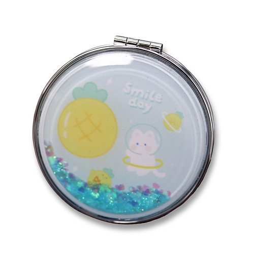 

ILIKEGIFT Зеркало складное "Smile day blue" с увеличением, Зеркало складное "Smile day blue" с увеличением