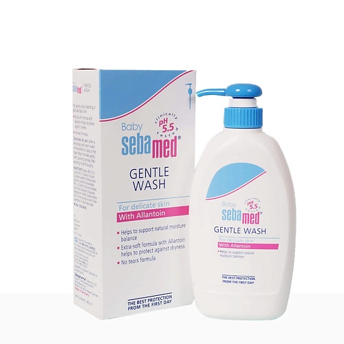 

SEBAMED Детский гель для душа Baby Gentle Wash для чувствительной кожи 400.0, Детский гель для душа Baby Gentle Wash для чувствительной кожи
