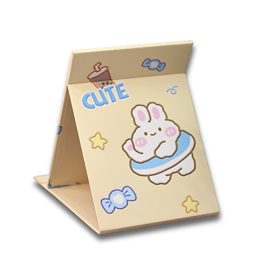 

ILIKEGIFT Зеркало настольное "Cute bunny" yellow, Зеркало настольное "Cute bunny" yellow