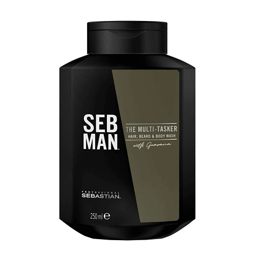 Шампунь для волос SEBASTIAN PROFESSIONAL Шампунь уход за волосами, бородой и телом SEBMAN THE MULTITASKER 3 в 1 250.0