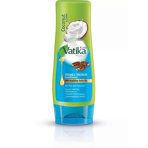 

DABUR Кондиционер для объема волос (Coconut & Castor) 200.0, Кондиционер для объема волос (Coconut & Castor)