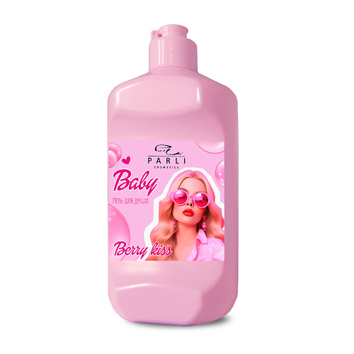 

PARLI Гель для душа BABY berry kiss с ароматом клубники и сливок 450.0, Гель для душа BABY berry kiss с ароматом клубники и сливок