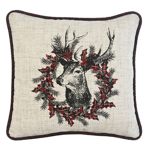 

ARYA HOME COLLECTION Чехол для подушки 45x45 Pine Wreath, Чехол для подушки 45x45 Pine Wreath