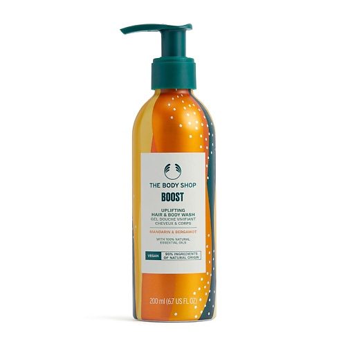 THE BODY SHOP Бодрящий цитрусовый гель для душа и шампунь Boost Uplifting 2-в-1 2000 3252₽