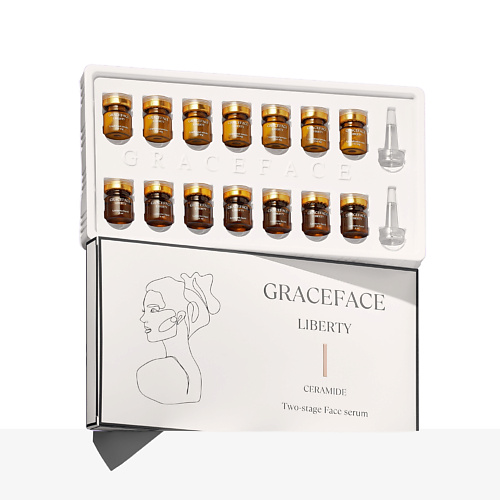 

GRACE FACE Двухфазная сыворотка-эссенция для лица GRACEFACE c церамидами для восстановления 7.0, Двухфазная сыворотка-эссенция для лица GRACEFACE c церамидами для восстановления