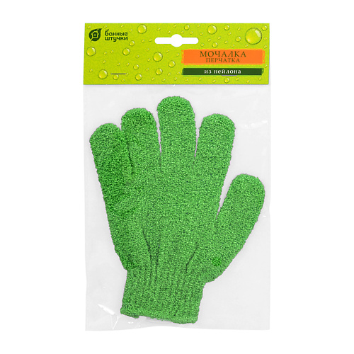 

БАННЫЕ ШТУЧКИ Мочалка для душа перчатка, Мочалка для душа перчатка