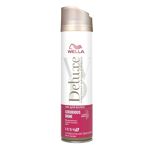 

WELLA Лак для волос Deluxe LUXURIOUS SHINE суперсильная фиксация 250.0, Лак для волос Deluxe LUXURIOUS SHINE суперсильная фиксация