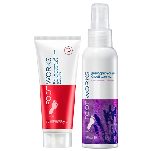 Набор средств для ухода за ногами AVON Набор Восстановление