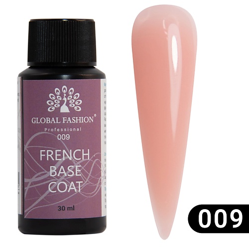 

GLOBAL FASHION Камуфлирующая база для ногтей French Rubber Base 30, Камуфлирующая база для ногтей French Rubber Base