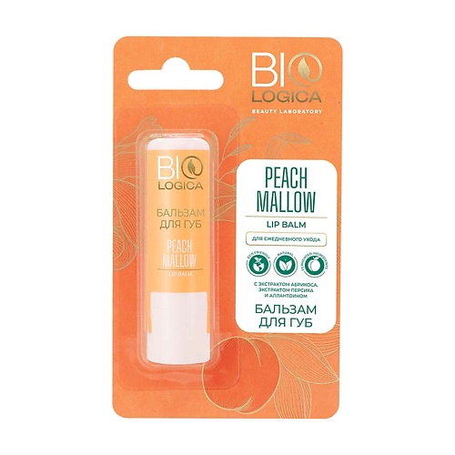 

BIOLOGICA Бальзам для губ Peach Mallow, Бальзам для губ Peach Mallow