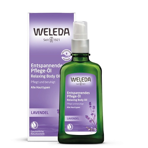 

WELEDA Расслабляющее масло для тела с лавандой Lavender Relaxing Body Oil 100.0, Расслабляющее масло для тела с лавандой Lavender Relaxing Body Oil