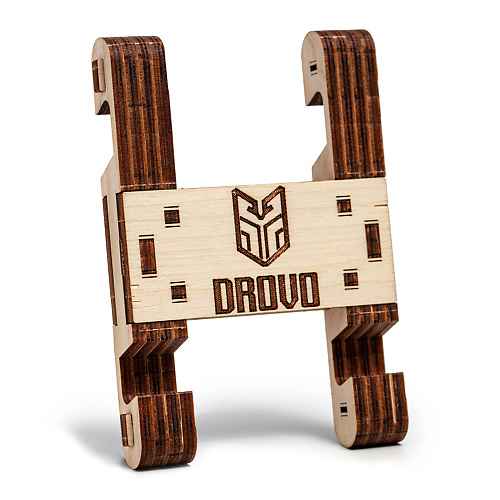 

DROVO Деревянный конструктор 3D пазл Подставка под гаджет 1.0, Деревянный конструктор 3D пазл Подставка под гаджет