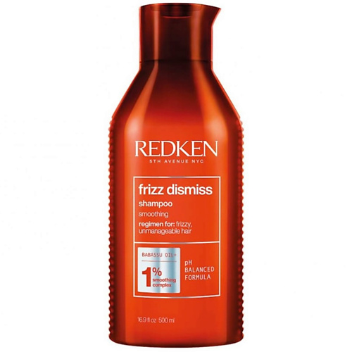 

REDKEN Разглаживающий шампунь Frizz Dismiss для непослушных и пушащихся волос 500.0, Разглаживающий шампунь Frizz Dismiss для непослушных и пушащихся волос