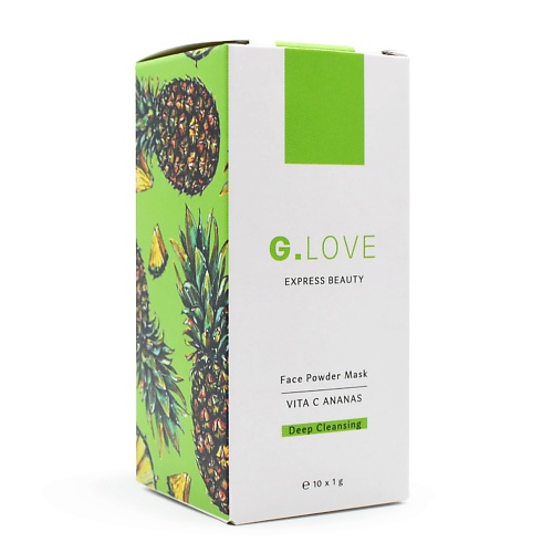 

G.LOVE Очищающая маска-пудра с 20% витамином С и энзимами ананаса "VITA C ANANAS", Очищающая маска-пудра с 20% витамином С и энзимами ананаса "VITA C ANANAS"