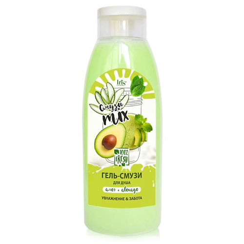IRIS COSMETIC Гель-смузи для душа Смузи mix алоэ авокадо 5000 255₽
