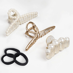 Заколки-крабики для волос подарочный набор крабов