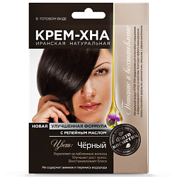 Крем-Хна в готовом виде "Черный" с репейным маслом