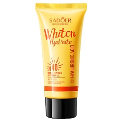 Гель осветляющий солнцезащитный SPF40+ с гиалуроновой кислотой