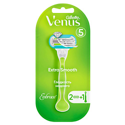 Станок для бритья VENUS EMBRACE с 2 сменными кассетами