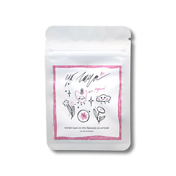 Брелок акриловый 'секретный чб' на ниточке