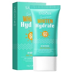 Крем солнцезащитный SPF60+ увлажняющий и осветляющий с витамином Е