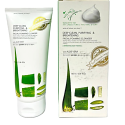 Глубокоочищающая пенка с экстрактом алоэ