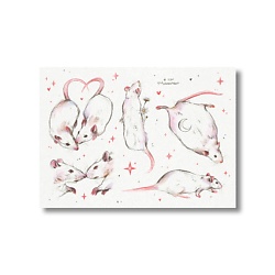 Стикеры 'крысята'