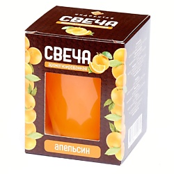 Свеча ароматизированная в стаканчике,  апельсин