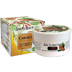 Аюрведический увлажняющий крем для лица "Сандал"