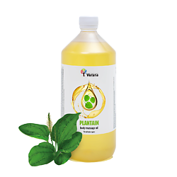 Массажное масло для тела «Подорожник», натуральное