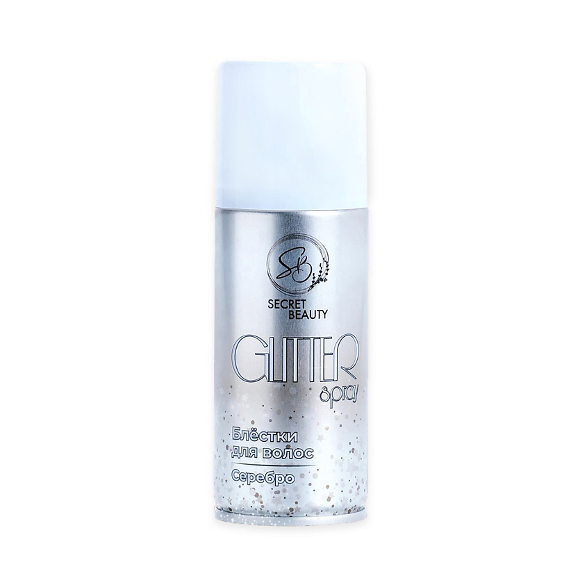 SB BEAUTY Лак для волос Secret Beauty с блестками, серебро купить по ...