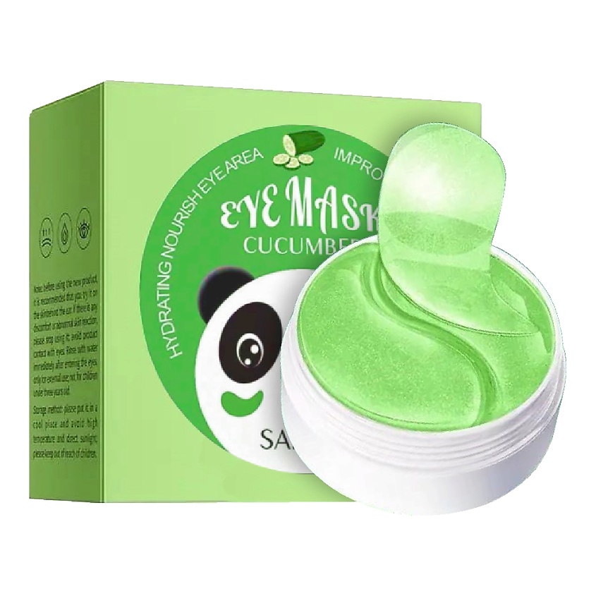 SADOER Патчи для области вокруг глаз увлажняющие с экстрактом огурца ...