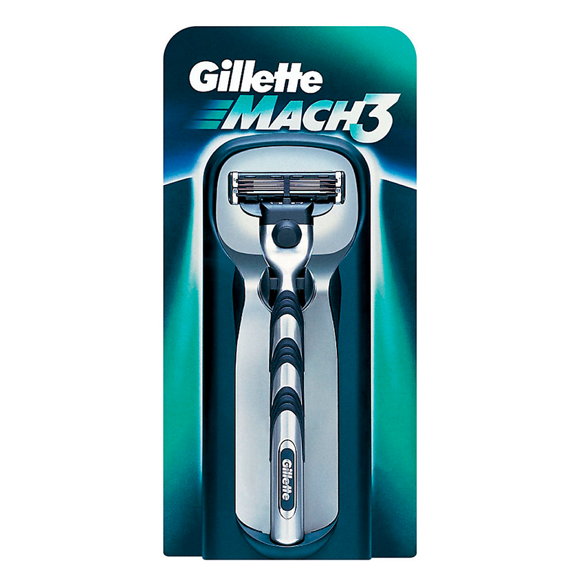 GILLETTE MACH 3 (станок+2 кассеты) купить по низким ценам в ЛЭТУАЛЬ