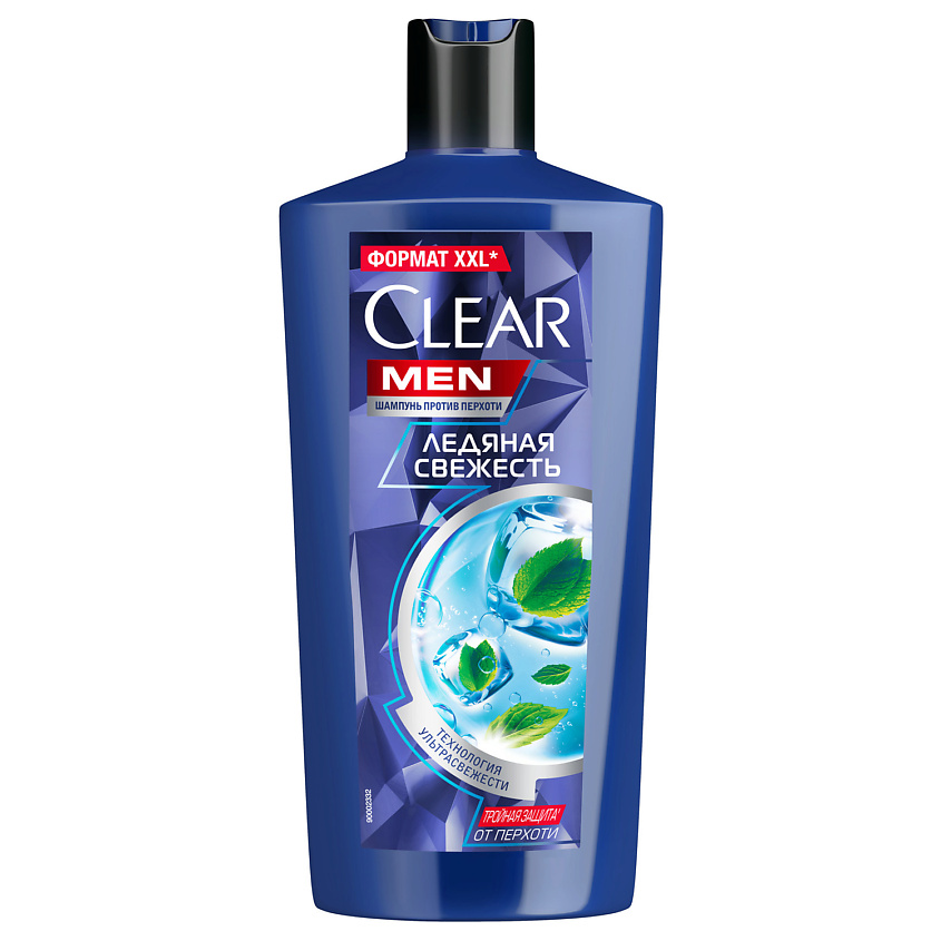 CLEAR Шампунь MEN Ледяная свежесть с ментолом купить по цене 785₽ в ЛЭТУАЛЬ