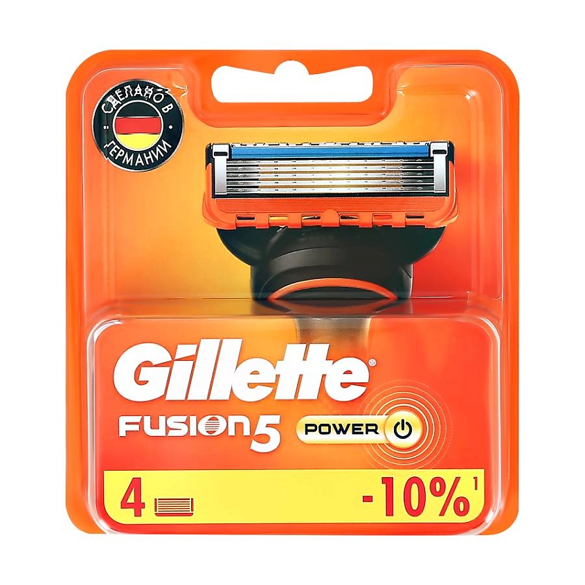 GILLETTE Кассеты для станка FUSION 5 POWER купить по низким ценам в ЛЭТУАЛЬ