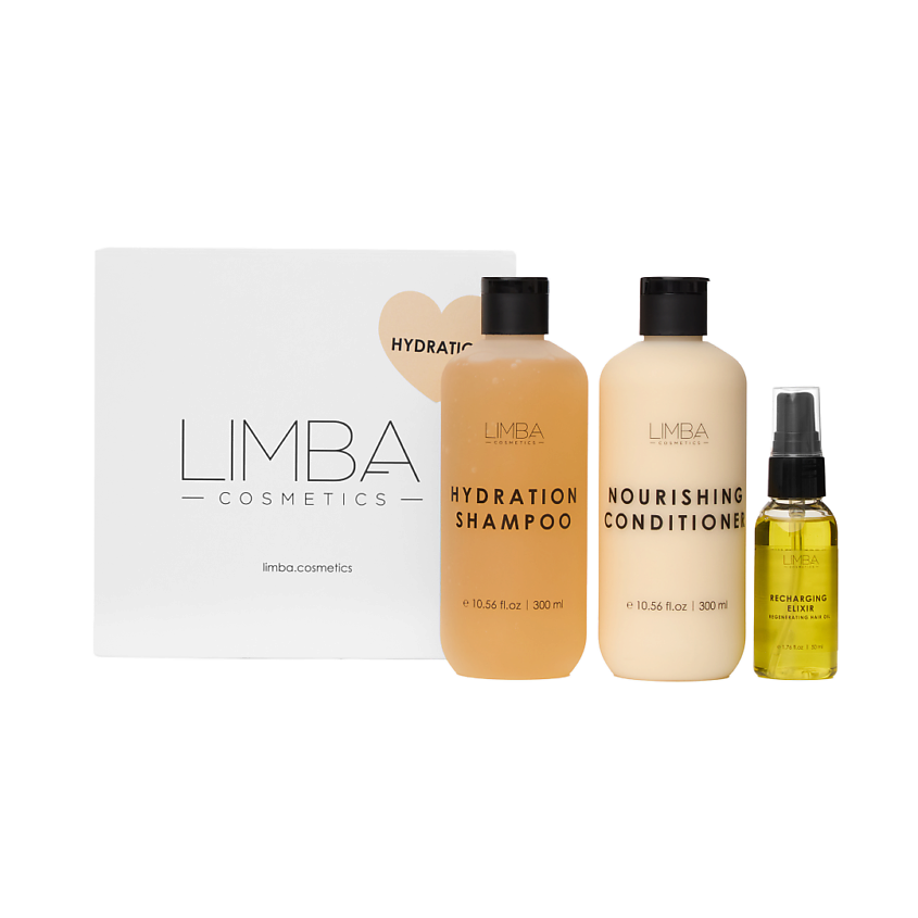 LIMBA COSMETICS Набор Hydration для волос - шампунь, кондиционер и ...