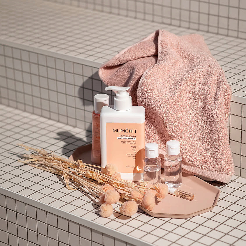 MUMCHIT Гель для душа с низким pH Marshmelow Peach – фото 3