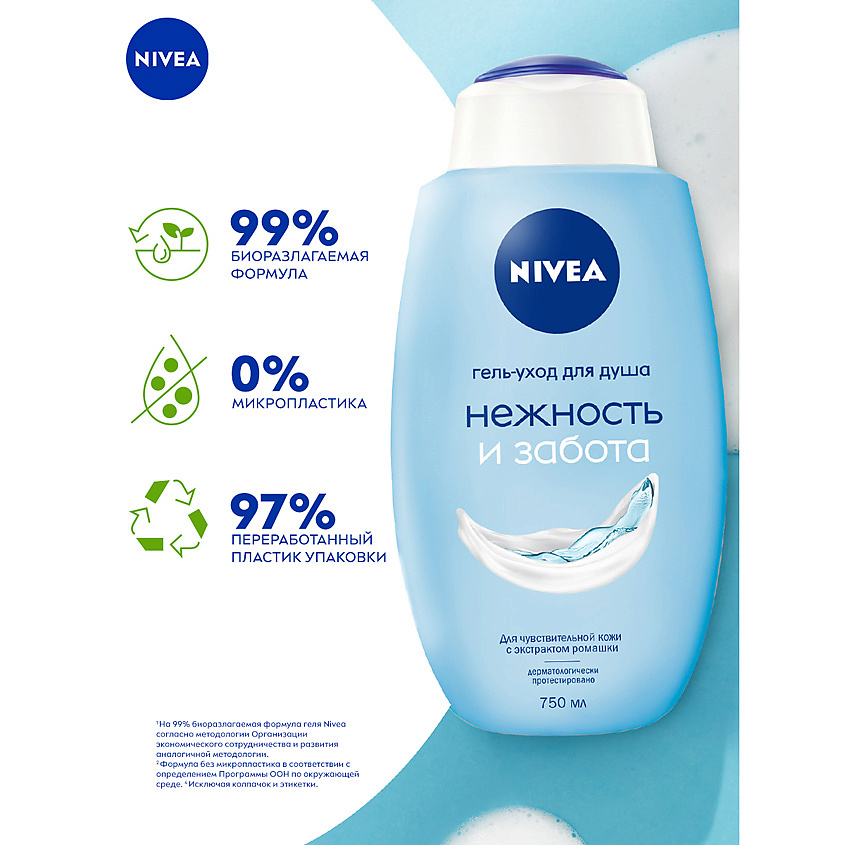 NIVEA Гель-уход для душа "Нежность и Забота" – фото 6