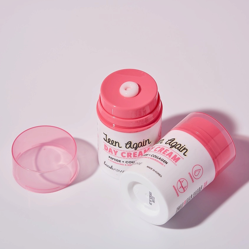 LOOK AT ME Крем для лица дневной с пептидами и коллагеном Teen Again – фото 2