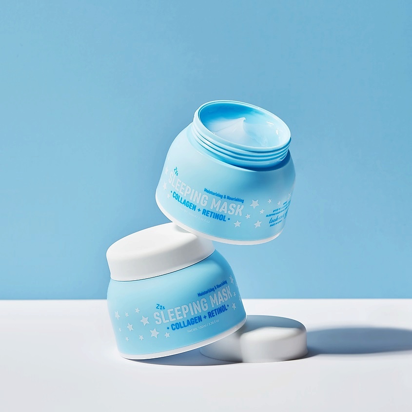 LOOK AT ME Маска для лица ночная с коллагеном и ретинолом Sleeping Mask Collagen + Retinol – фото 3