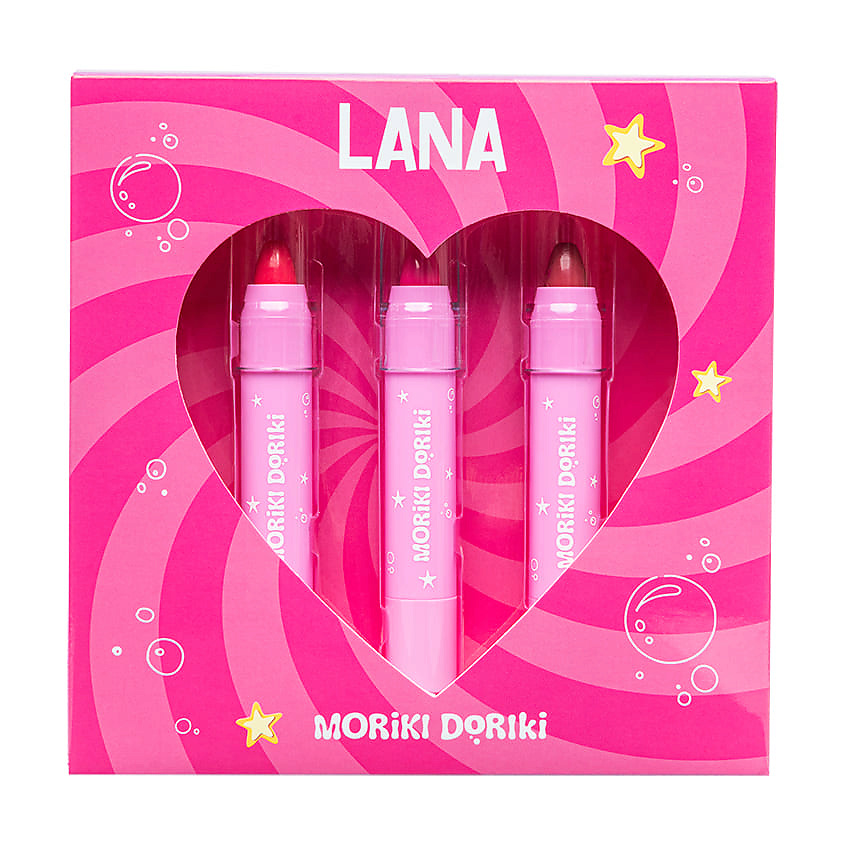 Изображение товара MORIKI DORIKI Набор Lipstick Set LANA, 3 шт.