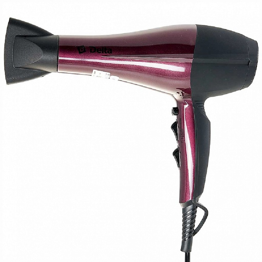 Изображение товара DELTA Фен DL-0937, цвет: Бордовый